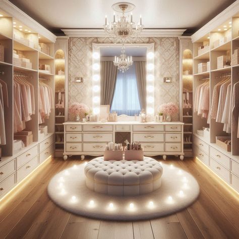 #dressingroom #elegant #girls  #viva Biggest Closet In The World, Walk In Closet Ideas Big, Cute Dressing Room, Wardrobe Bedroom Design, Aesthetic Walk In Closet, Diy Perfumes, Diy Walk In Closet, Wardrobe Design Ideas, Glam Closet