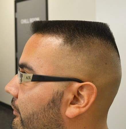 flattop haircut Army Haircut, Flattop Haircut, Crew Cut Hair, Barber Haircuts, Classic Mens Hairstyles, High Fade Haircut, Flat Top Haircut, Military Haircut, Beard Haircut