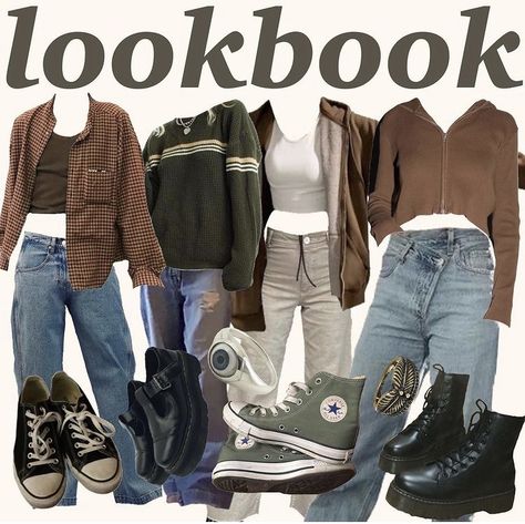 Nerd Outfits Girl, Citycore Outfit, Ethereal Asthetics, Citycore Aesthetic Outfits, Main Character Aesthetic Outfits, Dark Acedamia Outfit Ideas, Acedamia Outfits, Enby Outfits, Cheap Streetwear