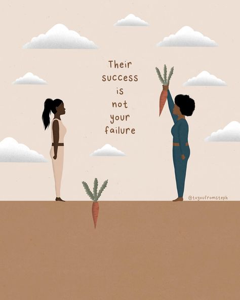 Their success is not your failure. It’s easy to compare yourself to someone else and feel inadequate because you don’t have the same things, but you’re running your own race. Someone else being rich doesn’t make you poor. Someone else being a good mother doesn’t make you a bad mother. Someone else having lots of friends, doesn’t mean you don’t have any friends. Someone else working remotely doesn’t mean your office job is a bad job. Time to look at the things you DO have. And less time a... Poor Quotes Life, Being Poor Quotes, Affirmation Illustration, Poor Quotes, Lots Of Friends, Bad Mother, Good Mother, Being Rich, Bad Job