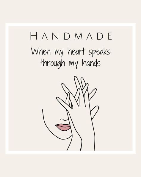 Dreamy Handmade Jewellery on Instagram: “♥️ H A N D M A D E ♥️ 𝖶𝗁𝖾𝗇 𝗆𝗒 𝗁𝖾𝖺𝗋𝗍 𝗌𝗉𝖾𝖺𝗄𝗌 𝗍𝗁𝗋𝗈𝗎𝗀𝗁 𝗆𝗒 𝗁𝖺𝗇𝖽𝗌 I put lots of love and care into each piece I make. When you buy one of my…” When You Buy Handmade Quote, Quotes About Handmade, Handmade Business Quotes, Nail Technician Quotes, Sewing Quotes, Handmade Quotes, Small Business Start Up, Crochet Business, Message Quotes