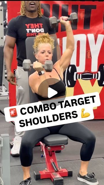 Knight's gym on Instagram: "I CALL THIS THE SHOULDER COOL DOWN 🥶 THEY DONT DO THIS AT YOUR GYM‼️📍  🎥 holding 15lbs (3rd set) Dm me to purchase my $10 written workout plans 📲📝  YOU WISH I WAS YOUR TRAINER 🫡 Link in bio to meet me in NY 11/16" Back Routine Gym Women, Shoulder And Chest Workout, Workouts Shoulders, Bigger Legs Workout, Workout Shoulder, Arm Workout Gym, Bigger Legs, Back And Bicep Workout, Shoulder Workout Routine