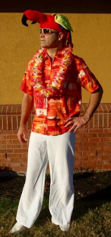 Parrothead Costumes, like this Jimmy Buffet Concert Goers Outfit includes this Tropical Shirt, Hawaiian Lei, Beach Lenin Pants and a Parrot Hat.  You can create the most Crazy, Fun Parrothead Costumes from our inventory of  Colorful Parrot Hats, Tropical Jimmy Buffett Concert Costumes & Margaritaville Concert Attire.  SO GET READY: The Son of a Sailor 2019 Concert Tour is coming to Dallas  Parrothead Festival Tropical Attire & Parrothead Beach Attire Rainbow and Hippie Tie Die Clothing which is Parrot Head Jimmy Buffet Outfit, Jimmy Buffet Costume Ideas, Margaritaville Costume, Jimmy Buffet Costume, Margaritaville Outfit, Tropical Theme Party Outfit, Margaritaville Party Outfit, Jimmy Buffett Concert Outfit, Beach Party Costume