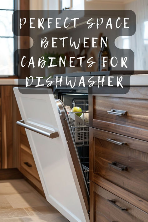 Wondering how much space to leave between your kitchen cabinets for a dishwasher? Get the details on the ideal measurements and ensure a seamless fit in your kitchen. Click to find out the recommended spacing and installation tips! 🏠🔧 #KitchenDesign #HomeImprovement #DIYTips #KitchenRenovation #HomeHacks Space Between Kitchen Cabinets, Dishwasher Ideas, Dishwasher Cabinet, Shelf Decor Bedroom, Kitchen Utilities, Double Sink, My Kitchen, Home Hacks, Shelf Decor