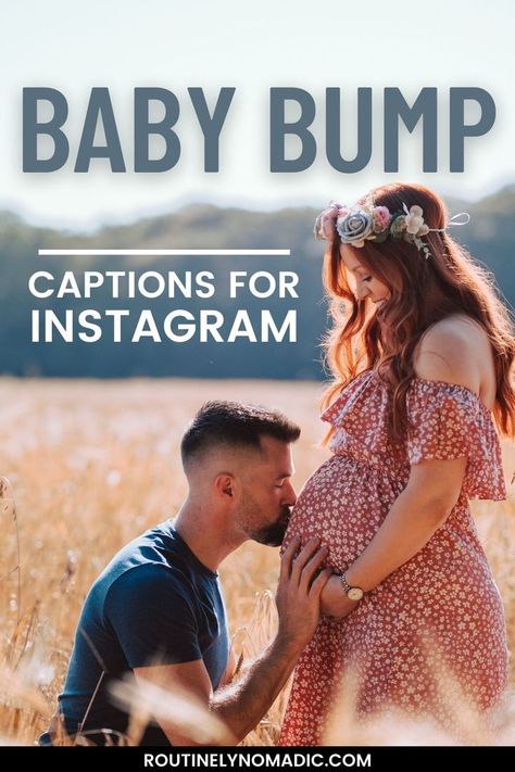 Pregnant couple with words baby bump captions for Instagram Baby Bump Quotes, Bump Quotes, Cute Baby Bump, Family Captions, Baby Bump Pictures, Bump Pictures, Baby Bump Photos, Bump Photos, Pregnancy Quotes