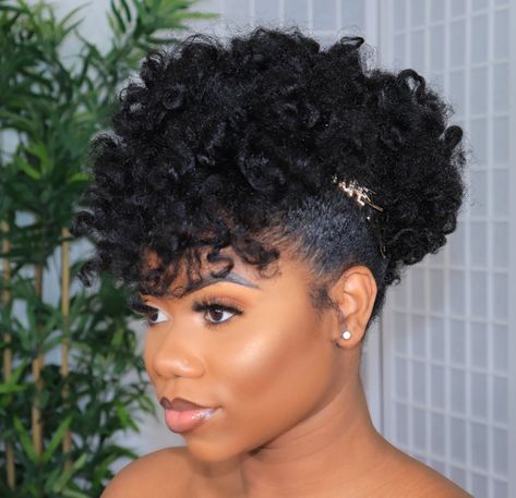 Chev B, Natural Hair Updo Wedding, Afro Wedding Hairstyles, Flexi Rod Set, Wedding Hairdo, Natural Hair Wedding, Natural Updo, Wedding Day Hair, Natural Wedding Hairstyles