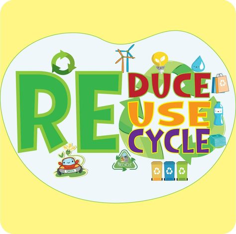 3R  Reduce, Reuse, Recycle Banner-Poster for Ecology Concept, Save Our Earth, Happy Earth Day Banner, Celebrate Earth Day. 3r Reduce Reuse Recycle, Earth Day Banner, Earth Day Posters, Save Our Earth, Happy Earth Day, Our Earth, Reduce Reuse Recycle, Happy Earth, Reduce Reuse