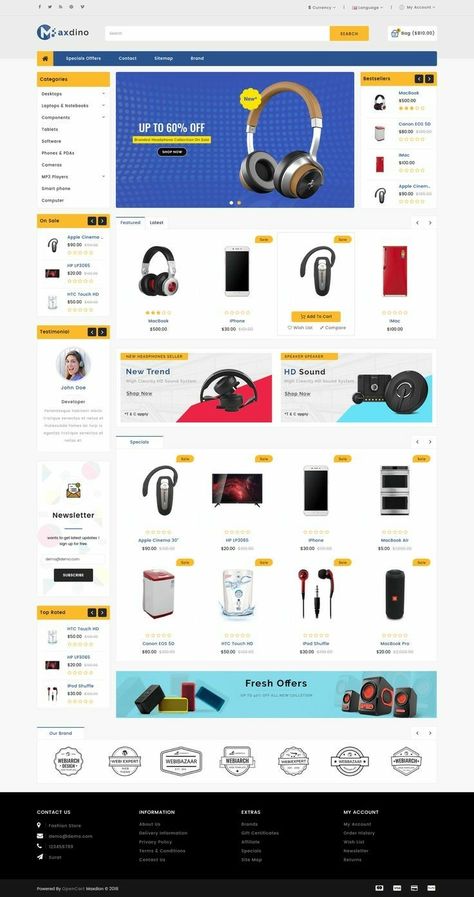 Responsive Web Design Inspiration, Website Design Inspiration Layout, Ecommerce Web Design, Shopify Website Design, Dropshipping Store, Ecommerce Web, Shopify Dropshipping, Ecommerce Design, Ecommerce Website Design