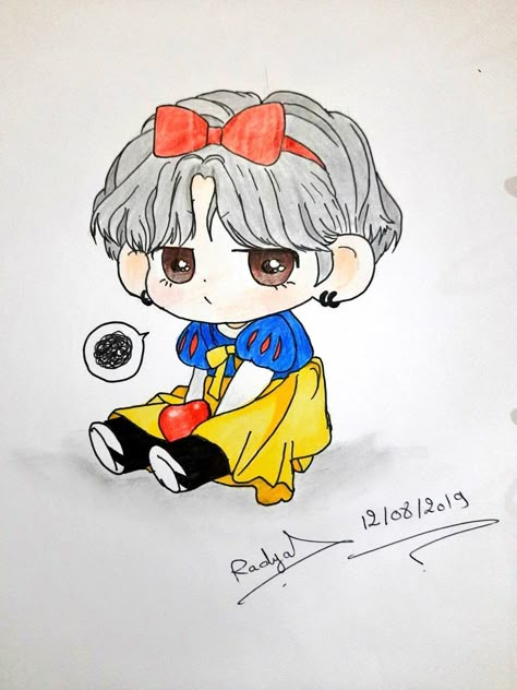 Easy Taehyung Sketch, Tiny Tan Drawing Pencil, Bts Drawings Easy, Baby Girl Illustration, Bts Doodles, Pencil Sketch Images, Best Anime Drawings, Cute Easy Doodles, Easy Love Drawings