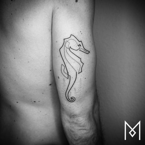 Moganji Tattoo, Little Elephant Tattoos, Ballerina Tattoo, German Tattoo, Mo Ganji, Animal Tattoos For Women, Origami Tattoo, Seahorse Tattoo, Magic Tattoo