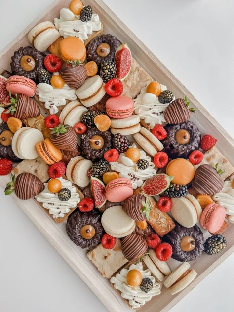 Afternoon Tea — Dish'd Grazing Company Sweet Grazing Platter, Brunch Platters, Dessert Grazing Board, Sweet Boards, Sweets Tray, Sweet Platter, Gift Wrapping Birthday, Gift Wrapping Wedding, Gift Wrapping Christmas