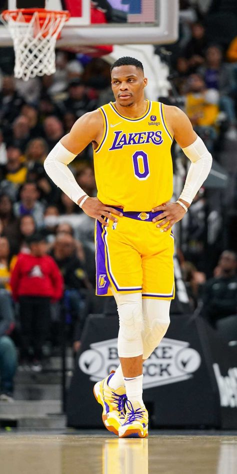 Russell Westbrook Wallpaper Discover more Basketball, LA Lakers, Lakers, Los Angeles Lakers, NBA wallpaper. https://www.ixpap.com/russell-westbrook-wallpaper/ Russell Westbrook Wallpapers, Westbrook Wallpapers, 19 Aesthetic, Russel Westbrook, Lakers Wallpaper, Nba Wallpaper, Instagram King, Nba Wallpapers, Russell Westbrook