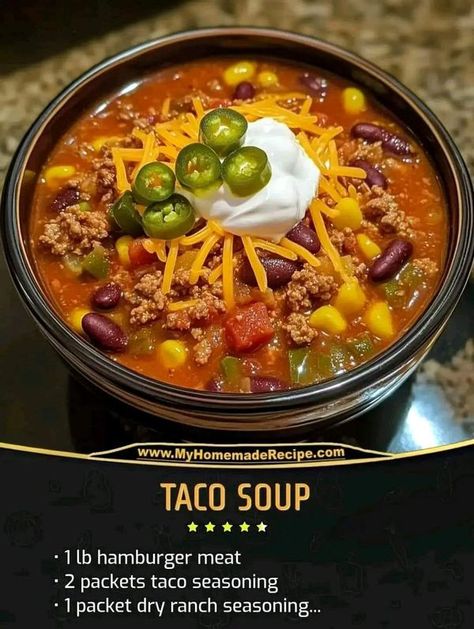 Mini Crockpot, Mini Crockpot Recipes, Taco Soup Ingredients, Can Corn, Can Diced Tomatoes, Dry Ranch Seasoning, Martha Stewart Recipes, Food Soup, Hamburger Meat