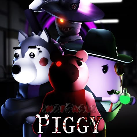 Roblox Piggy Wallpaper, 2020 Pfp, Piggy Wallpaper, Piggy Pictures, Good Horror Games, Pig Character, Pig Games, Roblox Piggy, Roblox Game