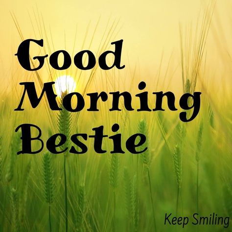 Good Morning Bestie, Morning Bestie, Keep Smiling, Good Morning, Collage, Pins