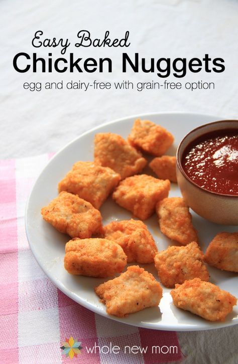 Easy-Baked-Chicken-Nuggets-by Whole New Mom