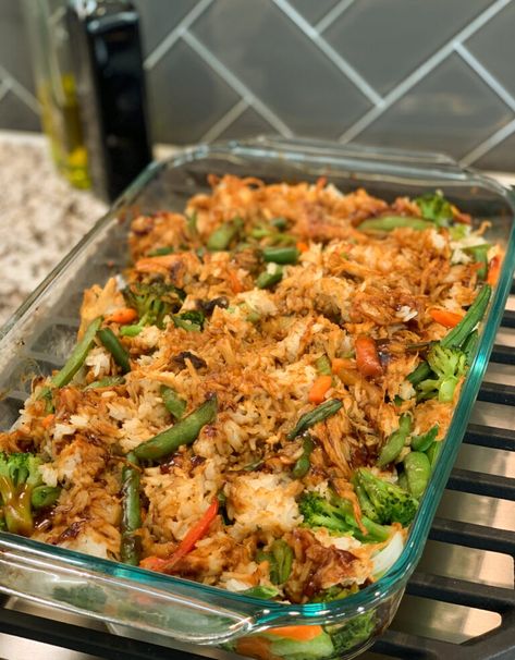 Chicken Teriyaki Casserole, Teriyaki Casserole, Teriyaki Chicken Casserole, The Cookin Chicks, Easy Teriyaki Chicken, Chicken Casserole Recipe, Chicken Receipes, Cooking Stuff, Chicken Teriyaki