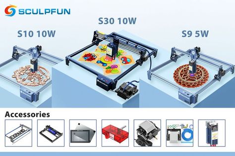 sculpfun Sculpfun S9 Laser Projects, Laser Eye, Glass Engraving, Stone Engraving, Laser Engraving Machine, Engraving Machine, High Speed, Laser Engraving, Diy Projects