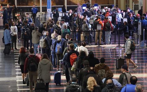 6 Ways You Can Speed Up (or Skip) the Airport Security Line | Get access to expedited security lines — or skip the process completely — with these options. George Bush Intercontinental Airport, Global Entry, Thanksgiving Travel, Travel Tickets, Cancelled Flight, Severe Storms, Airport Security, National Weather Service, Mercury Retrograde