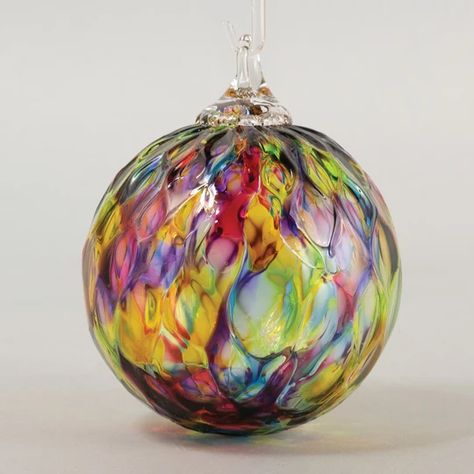 Ornaments – Page 2 – Glass Eye Studio Art Glass Ornaments, Rainbow Diamond, Hand Blown Glass Art, Glass Floats, Ornament Box, Vintage Candy, Rainbow Sprinkles, Old World Christmas, Round Ornaments