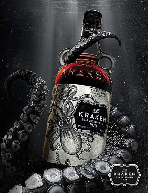 The Kraken Rum, How To Drink Rum, Drink Rum, Alcohol Wall, Luxury For Men, Best Chicken Ever, Kraken Rum, Shed Garage, Best Cocktails