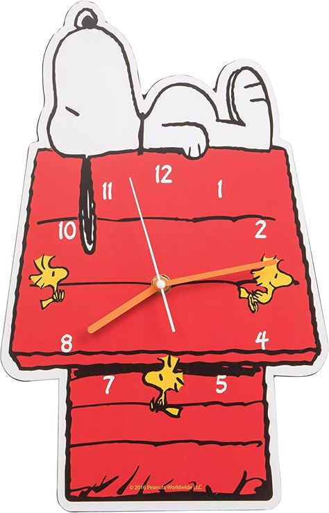 Snoopy Classroom, Snoopy Items, Atomic Wall Clock, Accent Room, Snoopy Dog House, Cozy Dorm, Baby Snoopy, Snoopy Dog, Pendulum Wall Clock