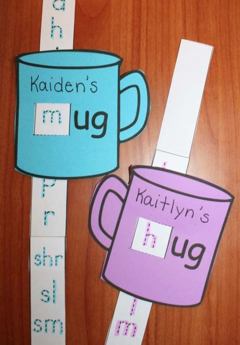 Hot Chocolate Activities, Magic E Activities, Ug Word Family, Silent E Activities, Green Laminate, Chocolate Activities, Mitten Pattern, Word Family Activities, Cvc Word Activities