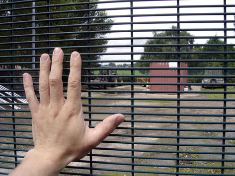 In Today's #wednesdaywisdom we look at 358 mesh, and why it is called 358 and what properties it has to make it considered anti climb. #anti-climb #fencing #security #perimeter #fences #358 #mesh Anti Climb Fence, Welded Wire Fence, Mesh Fence, Wire Mesh Fence, Fence Toppers, Wire Netting, Deck Building, Mesh Fencing, Security Fence