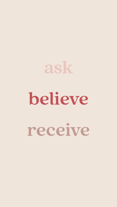 Pray Believe Receive, 11:11 Affirmations, Ask Believe Receive Wallpaper, Financial Breakthrough, Ask Believe Receive, Wealth Affirmations, Manifestation Board, Money Affirmations, Manifestation Affirmations