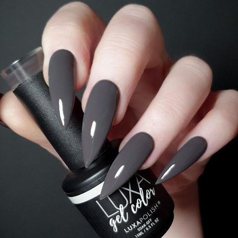 Grey Nails, Risk Taker, Gray Nails, Nail Essentials, Great Nails, روتين العناية بالبشرة, Classy Nails, Her Eyes, Chic Nails