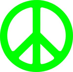 Neon Green Peace Sign Clip Art at Clker.com - vector clip art ... Heart Clipart Free, Green Peace Sign, World Peace Day, Green Peace, Peace Signs, Vinyl Signs, Car Decals Vinyl, World Peace, Jesus On The Cross