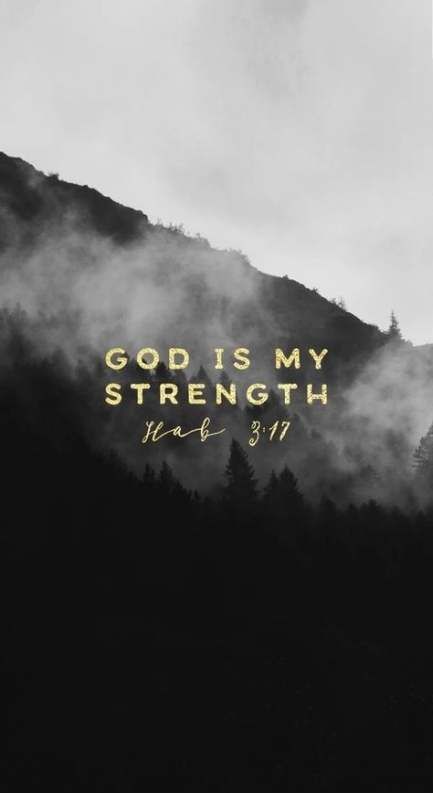 Bible verses for strength God Is My Strength, Hope Bible Verses, Strength Bible, Bible Verses About Faith, Inspirational Quotes About Strength, Christian Prints, Ayat Alkitab, Bible Love, Christian Stuff