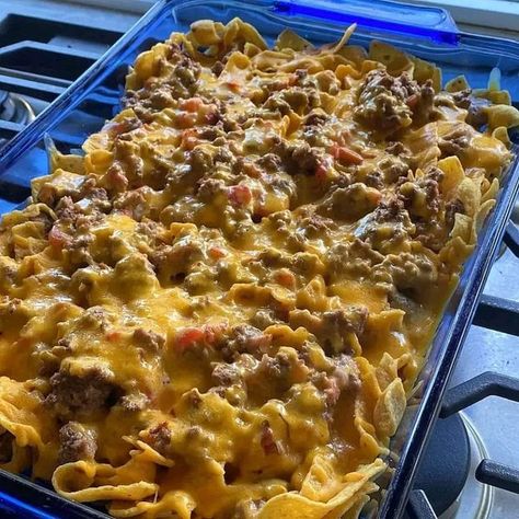 grandma's Favorite Recipes | ✅WALKING TACO CASSEROLE | Facebook Mini Crockpot Recipes, Stuffing Balls Recipe, Egg Custard Recipes, Walking Tacos, Grandma Cooking, Taco Casserole, Custard Recipes, Easy Family Meals, Crockpot Recipes Easy