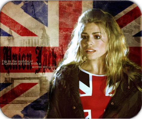 " I'm looking for a blonde in a Union Jack. A specific one; I didn't just wake up this morning with a craving." "Rose. My fantastic Rose." Rose Tyler Outfit, Rose Tyler Cosplay, The Empty Child, Doctor Who Rose, Doctor Who Cosplay, Doctor Who Episodes, Doctor Who Tv, Captain Jack Harkness, Ninth Doctor