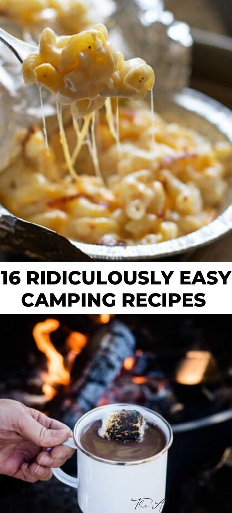 No Fire Camping Meals, Camp Dinner Ideas, Fall Camping Food, Camping Recipes Easy, Make Ahead Camping Food, Camp Stove Recipes, Easy Camping Food, Rv Meals, Easy Camping Recipes