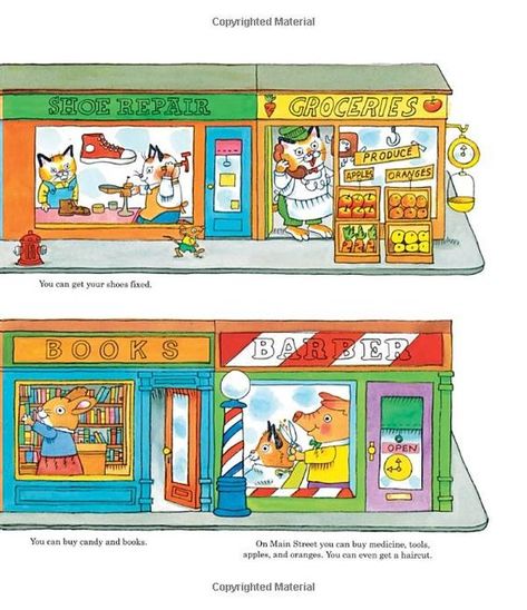 Bookstore Illustration, Richard Scary, Busy Town, Nostalgic Books, Fall Brunch, Childhood Characters, Illustrator Inspiration, Richard Scarry, Mid Century Illustration