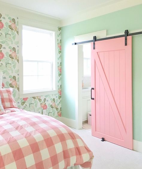 Pink Cottage, Granny Chic, Peach Pink, Yellow Black, Yellow And Brown, Pink Yellow, Barn Door, Victorian Homes, Orange Black