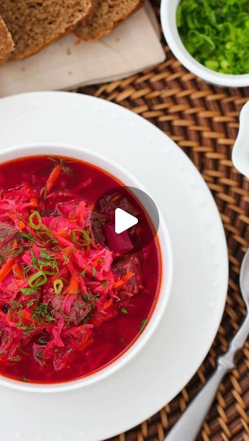 Olga's Flavor Factory on Instagram: "Borscht is one of my favorite childhood recipes that I continue to make for my family today. This Ukrainian beet soup is made with many other vegetables. This version is made with beef, potatoes, cabbage, lots of aromatic vegetables. I share all my tips for a vibrantly bright red Borscht that has so much incredible flavor.
Recipe: https://www.olgasflavorfactory.com/summer-favorites/borsch/" Red Borscht, Childhood Recipes, Warming Soups, Potatoes Cabbage, Dizzy Cook, Beef Potatoes, Beet Soup, Lactose Intolerant, Summer Favorites