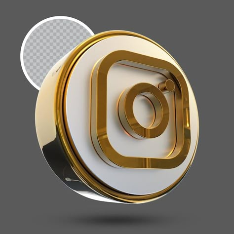 Premium PSD | Gold whatsapp icon 3d rendering Social Media Symbols, Creative Logo Design Art, Whatsapp Logo, Whatsapp Icon, Instagram Black Theme, Whatsapp Business, Logo Instagram, Flower Graphic Design, D Logo