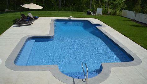 Pool Liners Inground, Vinyl Pools Inground, Latham Pool, Safe Pool, Pools Backyard Inground, Vinyl Pool, Pool Liner, Blue Liner, Pool Colors