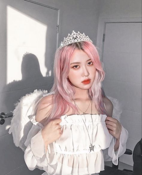 Don't Call Me Angel, Rose Pink Hair, Monica Rose, Rosé Angel, Rose Queen, Rosé Edit, Queen Hair, Rose Icon, Rosé Blackpink