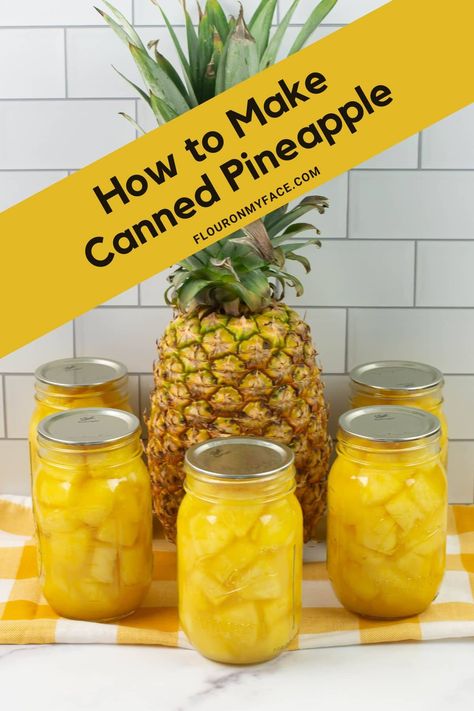 Canning Syrup, Canning Pineapple, Can Pineapple, Pineapple Core, Beef Freezer Meals, Easy Canning, Pineapple Corer, Canning Fruit, Canned Fruits