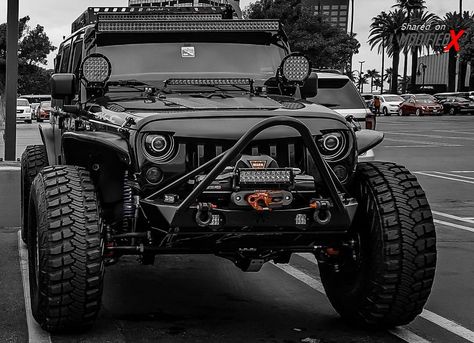 Custom Jeep Wrangler Unlimited Rubicon JK-C "Obsidian" OFF-Road - ModifiedX Black Jeep Wrangler Unlimited, Aksesoris Jeep, Custom Jeep Wrangler Unlimited, Mobil Off Road, Black Jeep Wrangler, Auto Jeep, Kombi Motorhome, Badass Jeep, Jeep Photos