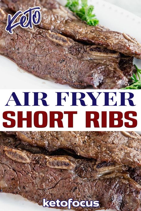 Flanken Short Ribs Recipe, Ribs In The Air Fryer, Korean Bbq Marinade, Keto Korean, Cooking Short Ribs, Korean Short Ribs, Boneless Beef Short Ribs, Bbq Marinade, Beef Short Rib Recipes