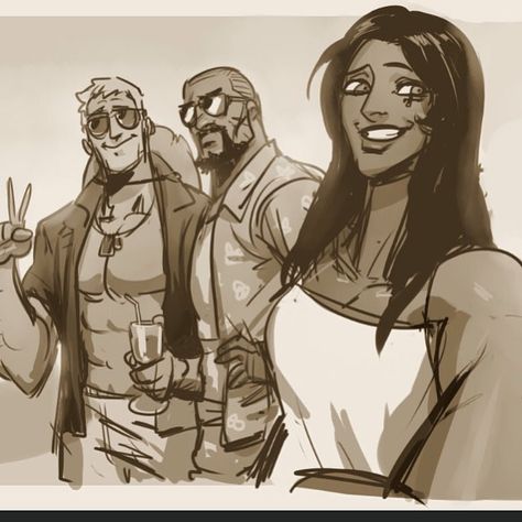 Gabriel Reyes, Jack Morrison, Soldier 76, Overwatch Comic, Overwatch Fan Art, Overwatch 2, Splatoon, Overwatch, Funny Cute