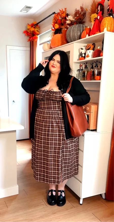 roseybeeme on LTK Cottagecore Plus Size Outfit, Plus Size Adventurecore, Fall Style Plus Size, Curvy Cottagecore Outfits, Fall Academia Outfits Plus Size, Autumn Aesthetic Clothes Plus Size, Cottegcore Fall Outfits, Cottagecore Plus Size, Plus Size Indie