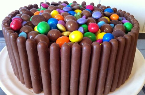 Learn how to make a chocolate fingers cake with our step-by-step picture recipe - this easy, simple recipe will be perfect for kids' birthdays. Chocolate Fingers Cake, Chocolate Finger Cake, Birthday Cake For Women Simple, Best Birthday Cake Recipe, Cake Recipes For Kids, Cakes To Make, Birthday Cakes For Women, Rich Chocolate Cake, Chocolate Day