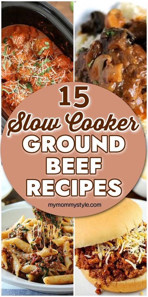 Crockpot Beef Casserole Recipes, Easy Beef Crockpot Recipes Simple, Beef Dinner Recipes Slow Cooker, Crockpot Recipes Using Hamburger, All Clad Slow Cooker Recipes, Crockpot Recipes For Hamburger Meat, Easy Sunday Dinner Ideas Ground Beef, Ground Beef Crock Pot Recipes Easy, Simple Ground Beef Crockpot Recipes