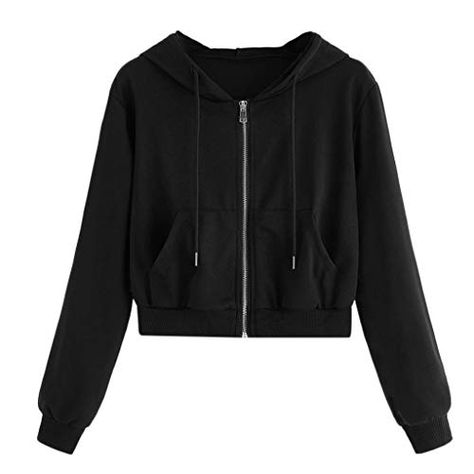 Blank Hoodies, Cropped Zip Up Hoodie, Crop Pullover, Cropped Pullover, Crop Top Sweatshirt, Sweatshirt Women, Hooded Tops, Crop Sweatshirt, Casual Hoodie