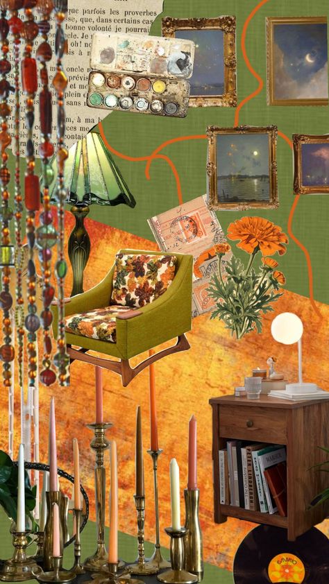 #70s 70s Witch Aesthetic, Syd Core, 70s Witch, 70s Office, Witch Bedrooms, Office Vibes, Boho 70s, 70s Aesthetic, Witch Aesthetic